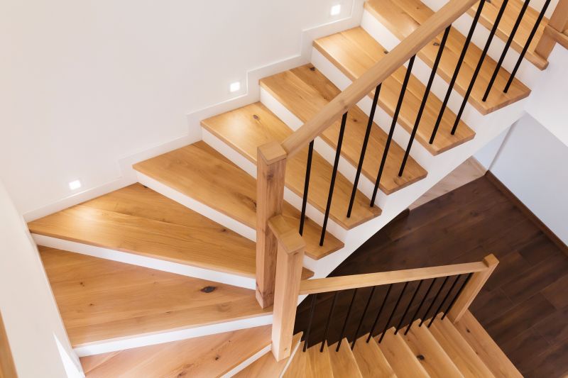 Wood Stair Railing Repair in Alpharetta, GA