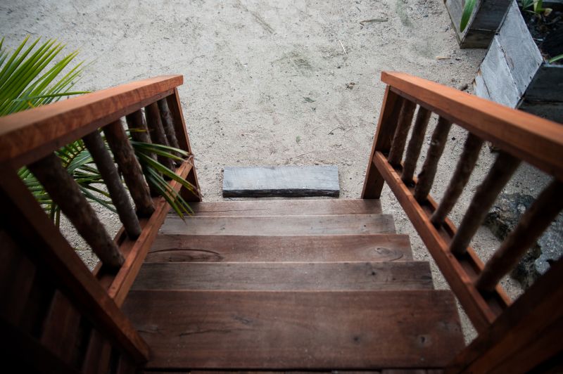 Finished Wood Staircase